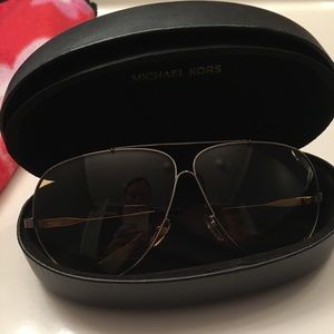 Michael Kors gold aviators